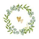 Pack of 20 Napkins - Two Hearts