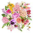 Pack of 20 Napkins - Flower Bouquet