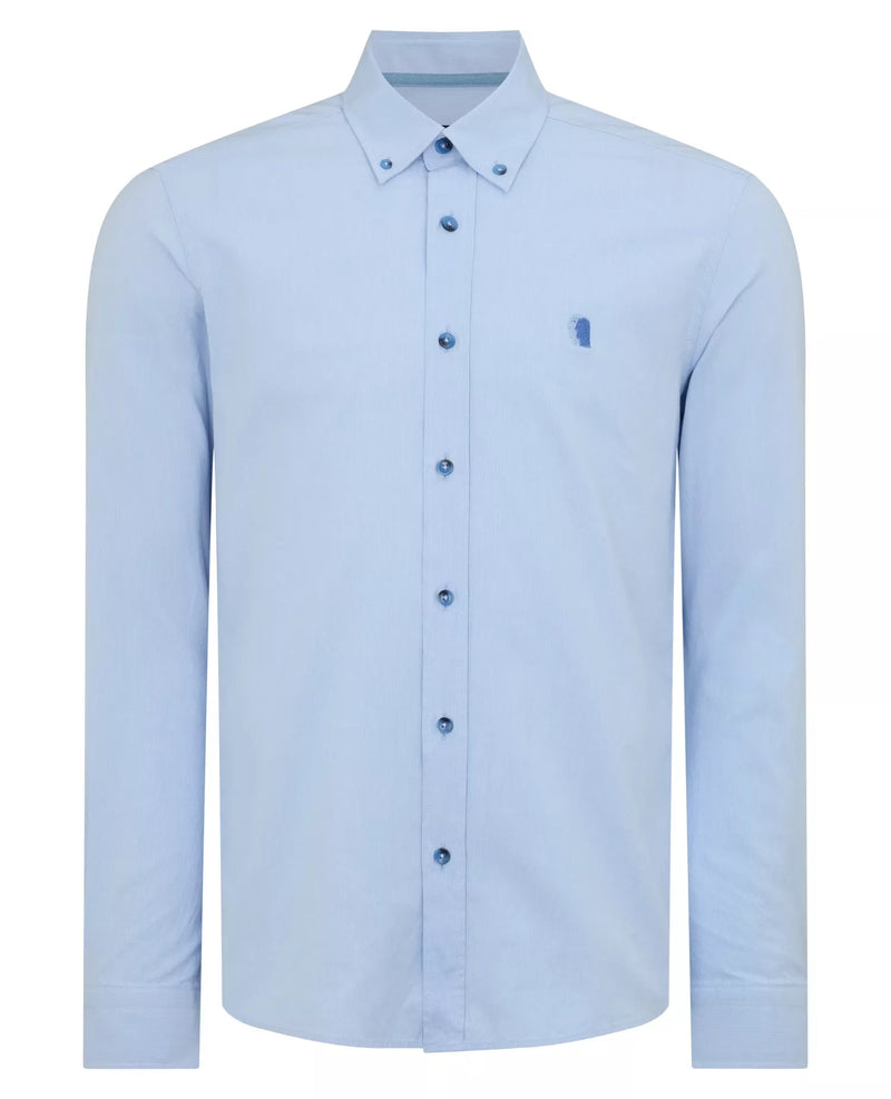 Slim/Oscar Shirt - Light Blue Grey
