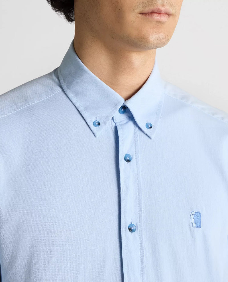 Slim/Oscar Shirt - Light Blue Grey