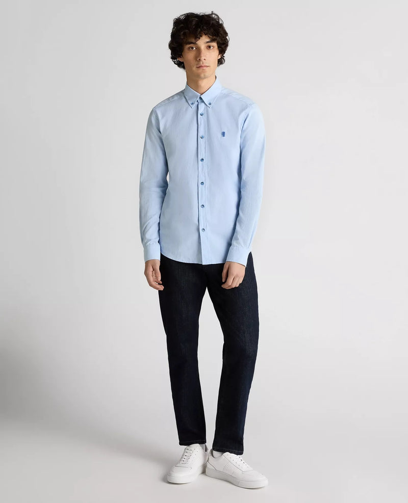 Slim/Oscar Shirt - Light Blue Grey
