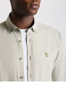 Tapered/Parker Shirt - Light Green Grey