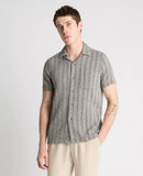 Tapered Short Sleeve Shirt - Charcoal