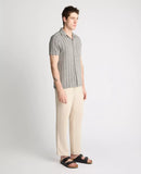 Tapered Short Sleeve Shirt - Charcoal