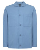 Tapered Casual Shacket - Air Force Blue