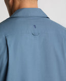 Tapered Casual Shacket - Air Force Blue