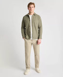 Tapered Casual Shacket - Olive