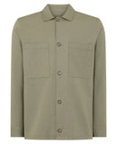Tapered Casual Shacket - Olive
