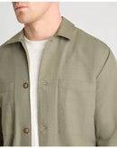 Tapered Casual Shacket - Olive