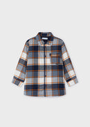 Checked Overshirt - Carrot