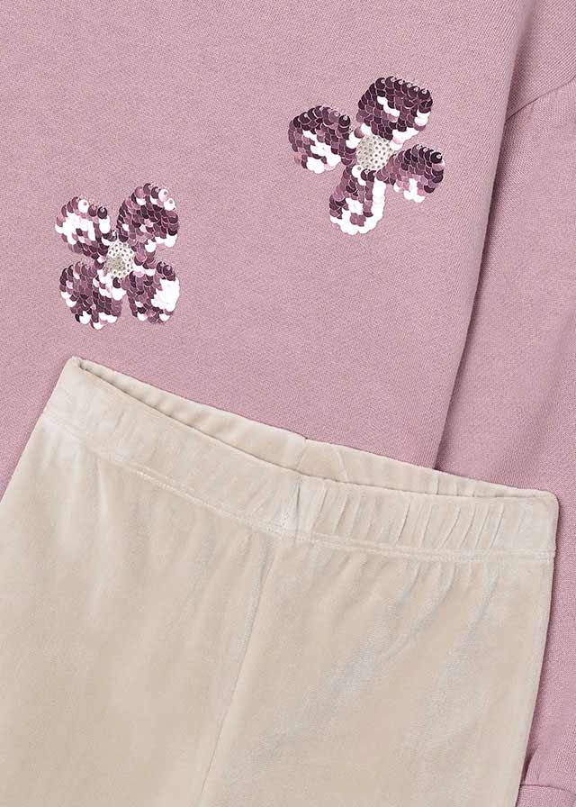 Seguin Jumper & Leggings Set - Rose