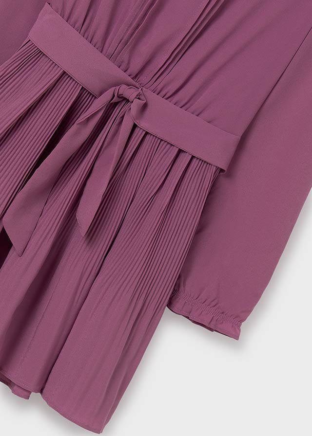 Pleated Dress - Mauve