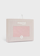 Pompom Fur Blanket - Blush