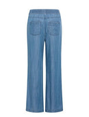 Back In Bloom Trousers - Blue Denim