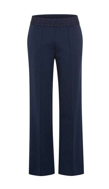 Back In Bloom Trousers - Ink Blue