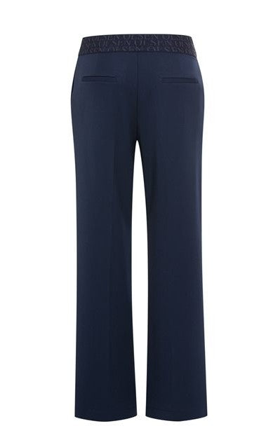 Back In Bloom Trousers - Ink Blue
