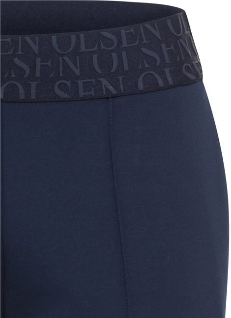 Back In Bloom Trousers - Ink Blue