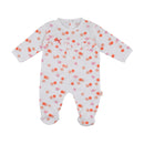 Long Sleeve Romper - Light Orange