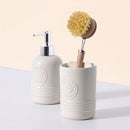 Living Cream Soap Dispenser & Tumbler Set