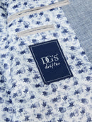 Toulouse Linen Jacket - Light Blue Grey