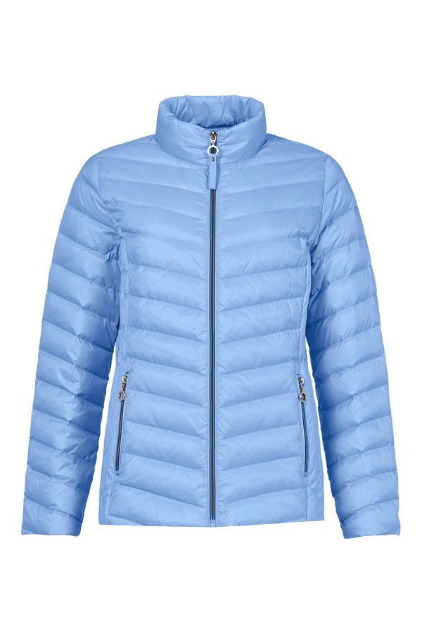 Short Padded Jacket - Palace Blue