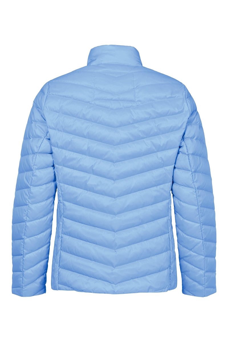 Short Padded Jacket - Palace Blue