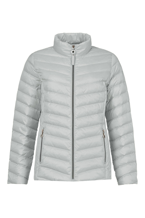 Short Padded Jacket - Pearl Grey