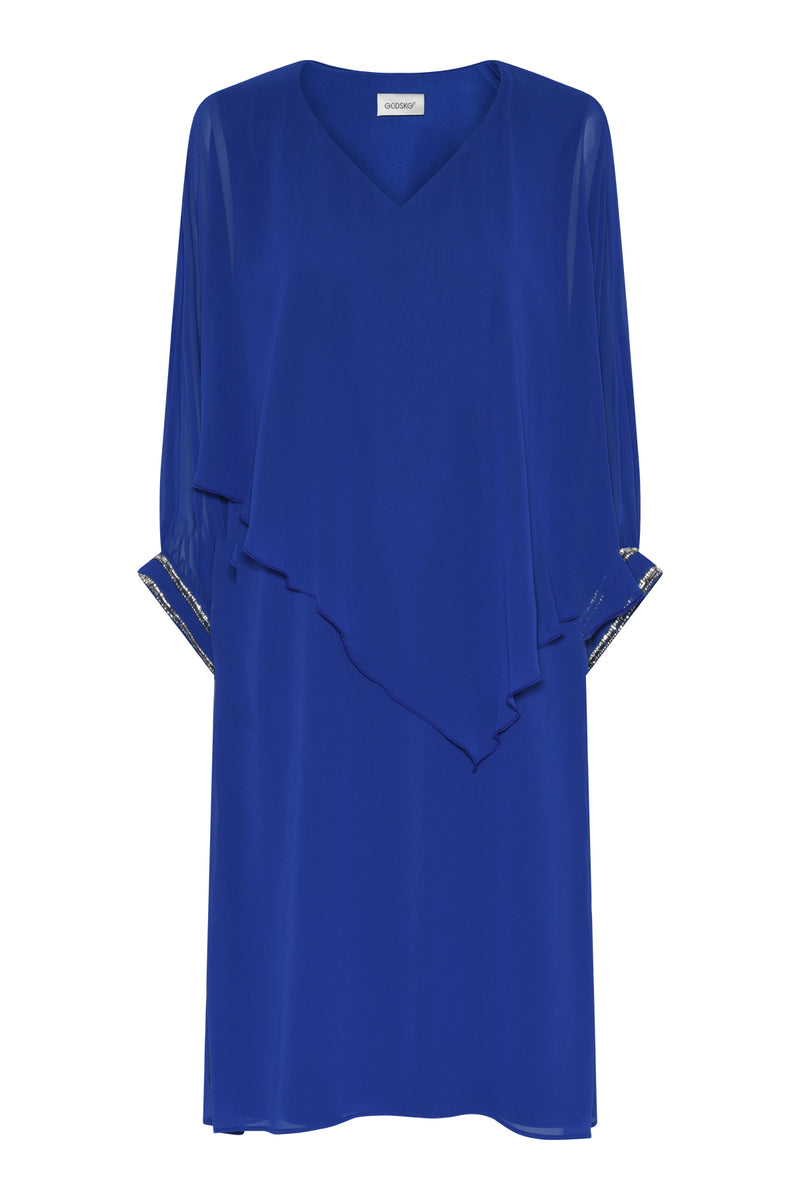 JEWEL CUFF DRESS - Royal
