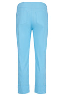 Bella Turn Up 3/4 Length Trouser - Pale Blue