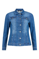 Happy Denim Jacket - Deep Cobalt
