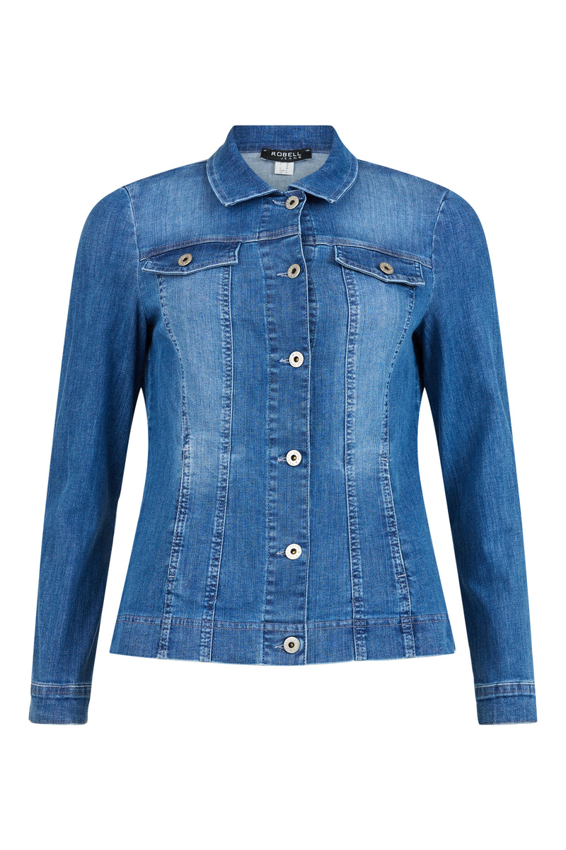 Happy Denim Jacket - Deep Cobalt