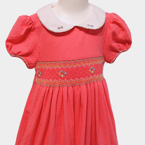 Charlotte Dress - Coral
