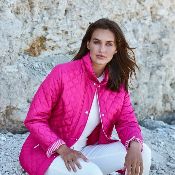 LIGHT QUILT JACKET - Pink