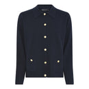 Button Cardigan - Navy