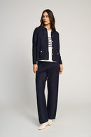 Button Cardigan - Navy