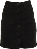 Natalie Denim Skirt - Vintage Black