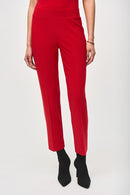 Classic Straight Trouser - Lipstick Red