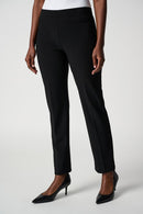 Straight Pull On Trouser - Black