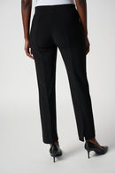 Straight Pull On Trouser - Black