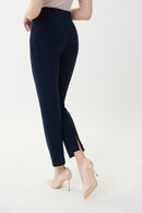 Straight Pull On Trouser - Midnight Blue