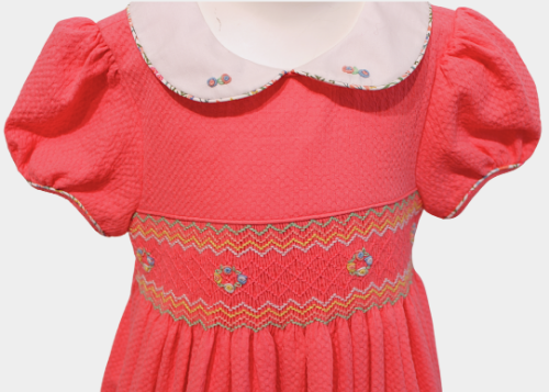 Charlotte Dress - Coral