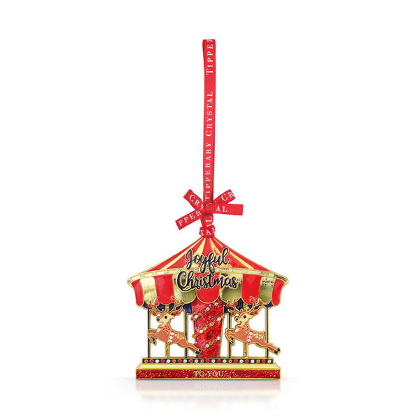 Sparkle Reindeer Carousel Decoration
