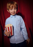 Basic Long Sleeve Shirt - Lightblue 82