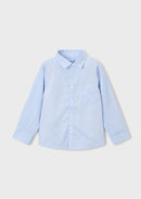 Basic Long Sleeve Shirt - Light Blue 085