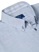 Short Sleeve Casual Shirt - Air Force Blue
