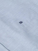 Short Sleeve Casual Shirt - Air Force Blue