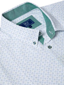 Short Sleeve Casual Shirt - Light Green