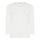 Plain Round Neck Jumper - Bright White