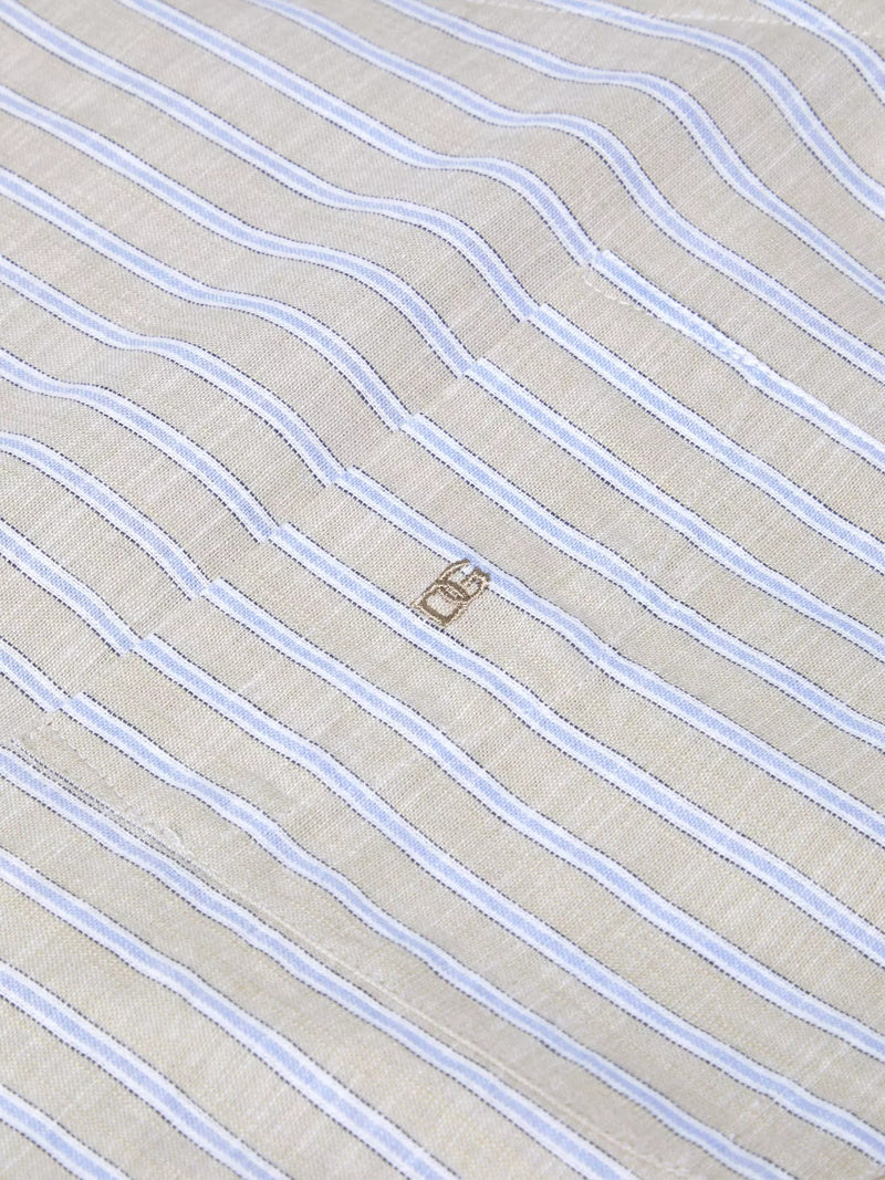 Short Sleeve Casual Shirt - Stone