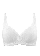 Flora Padded Underwire Bra - White